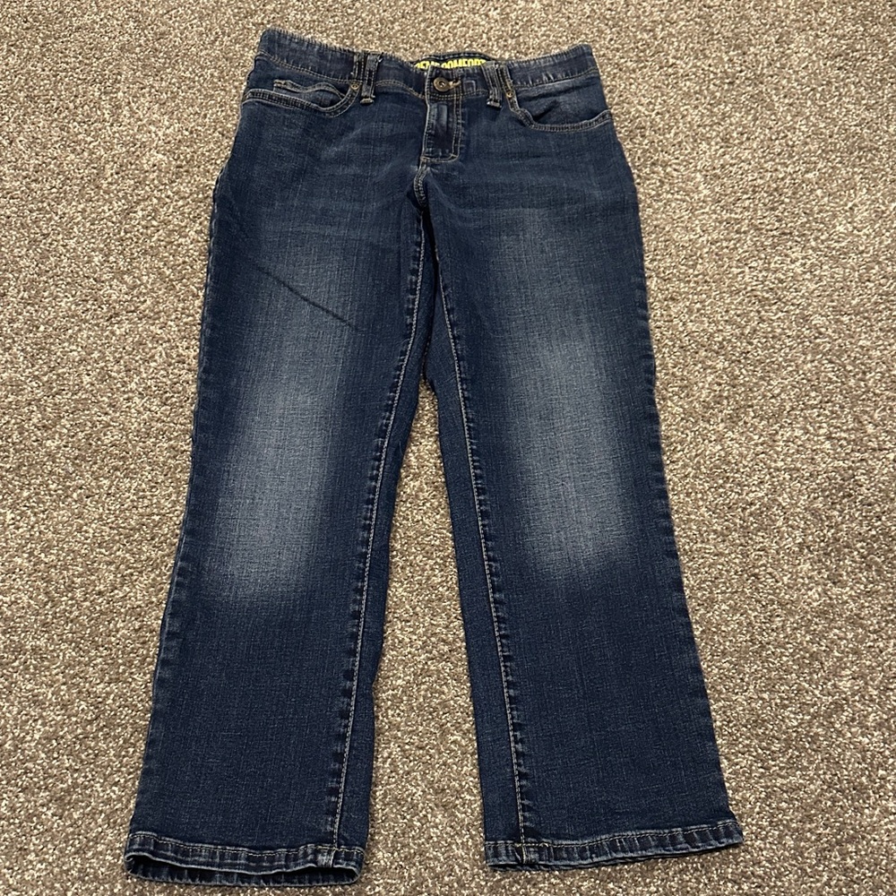Boys Lee Dark Blue Straight Leg Jeans